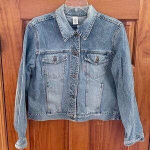 EUC Liz Claiborne Classic Denim Jean Jacket Size M